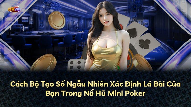 Cách Bộ Tạo Số Ngẫu Nhiên Xác Định Lá Bài Của Bạn Trong Nổ Hũ Mini Poker