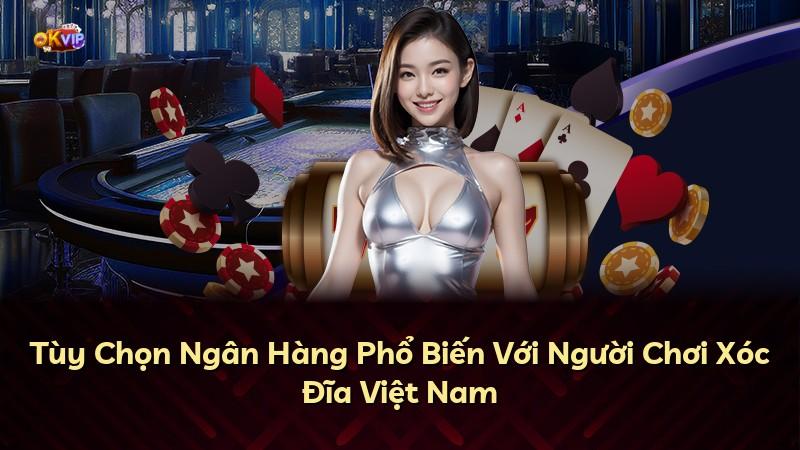 Tùy Chọn Ngân Hàng Phổ Biến Với Người Chơi Xóc Đĩa Việt Nam