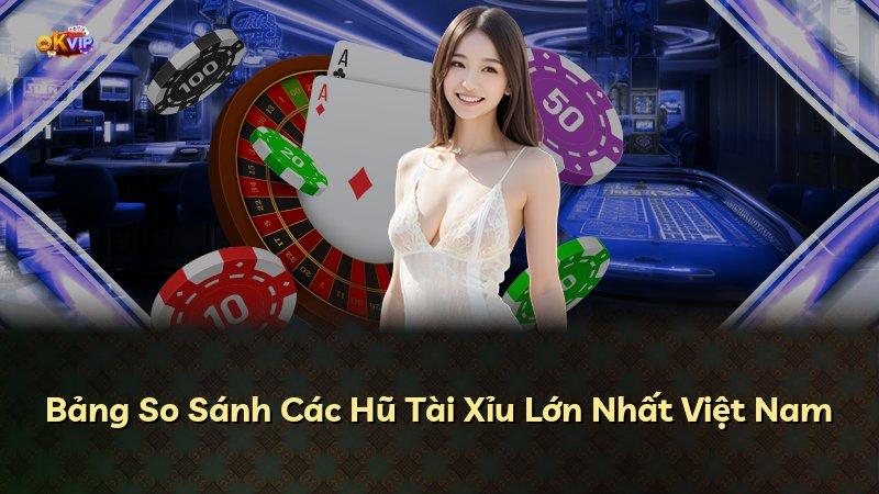 Bảng So Sánh Các Hũ Tài Xỉu Lớn Nhất Việt Nam